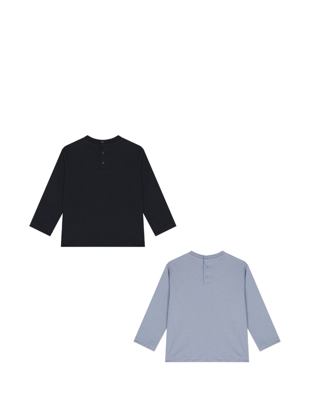 Set di due t-shirt per neonato Emporio Armani Kids multicolore con stampa grafica EB001662 AF16162 MB804 EMPORIO ARMANI KIDS