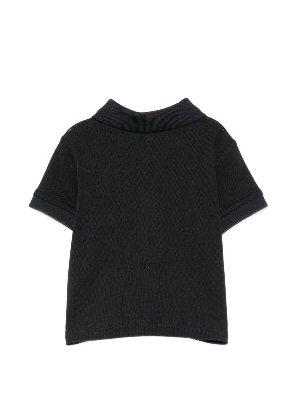 Polo per neonato Emporio Armani Kids nera con stampa sul colletto EB001669 AF28486 UB118 EMPORIO ARMANI KIDS