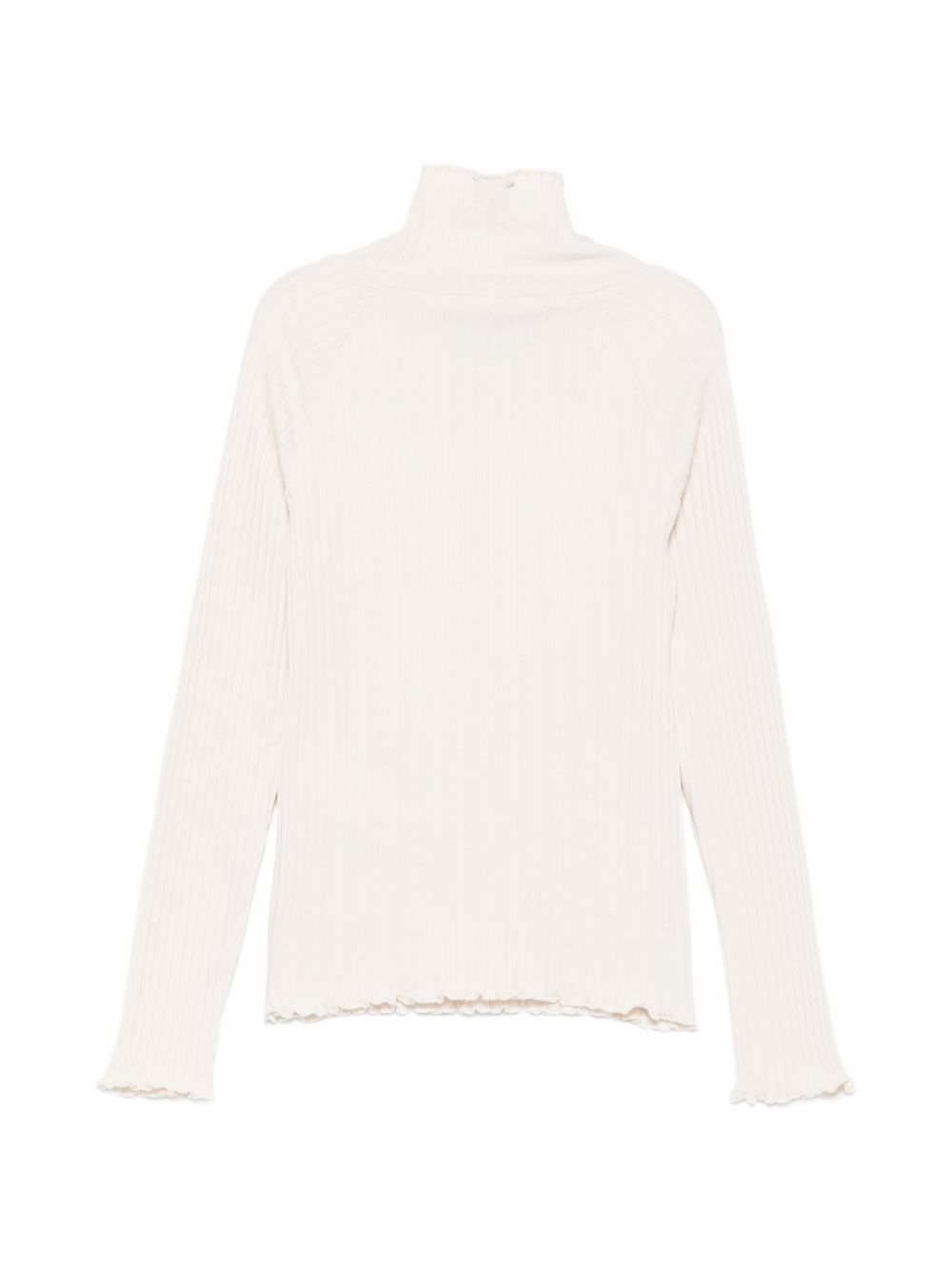 Maglione tote per bambina Emporio Armani Kids bianco crema con scollo alto EG000819 AF26099 U1009 EMPORIO ARMANI KIDS