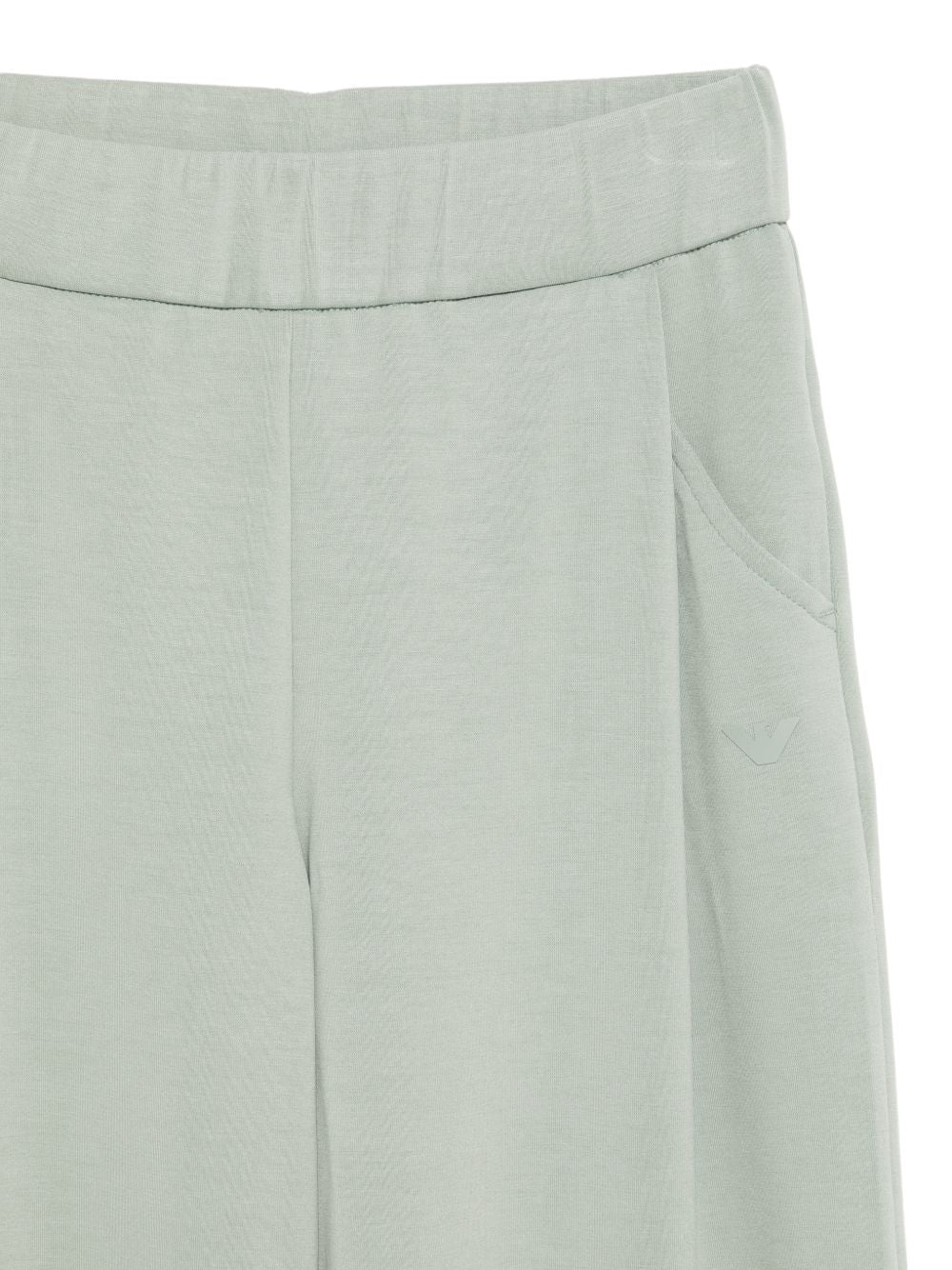 Tuta per bambina Emporio Armani Kids verde salvia con cappuccio e logo EG000867 AF16133 U9019 EMPORIO ARMANI KIDS