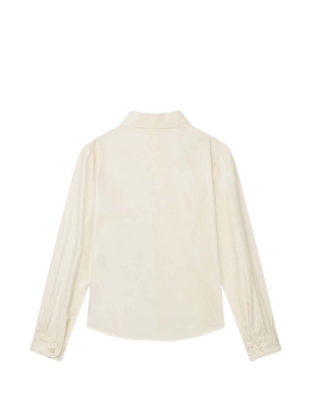 Camicia per bambina Emporio Armani Kids bianca con colletto Peter Pan EG000870 AF16583 U0003 EMPORIO ARMANI KIDS