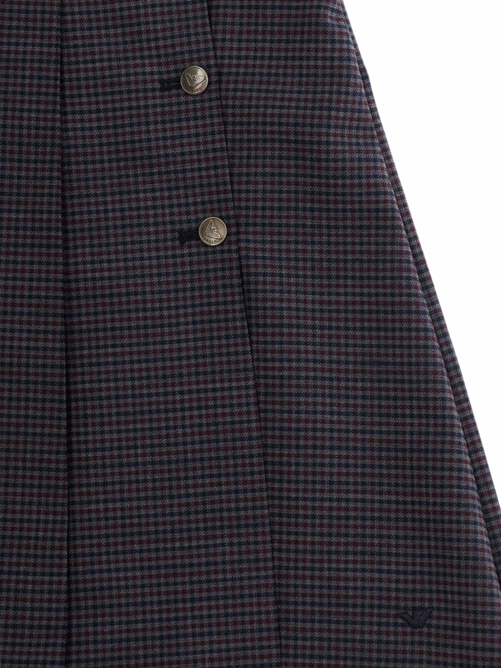 Minigonna per bambina Emporio Armani Kids blu con design con pieghe EG000877 AF26957 F8045 EMPORIO ARMANI KIDS