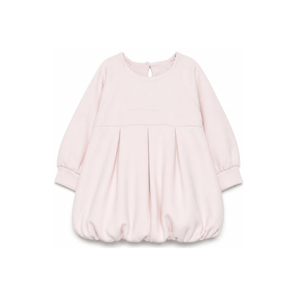 Abito per neonata Emporio Armani Kids rosa chiaro con stampa logo EG000902 AF16133 UA205 EMPORIO ARMANI KIDS