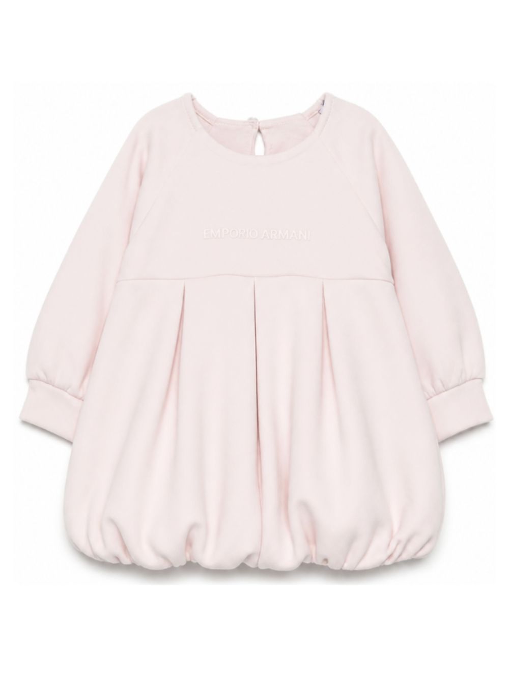 Abito per neonata Emporio Armani Kids rosa chiaro con stampa logo EG000902 AF16133 UA205 EMPORIO ARMANI KIDS