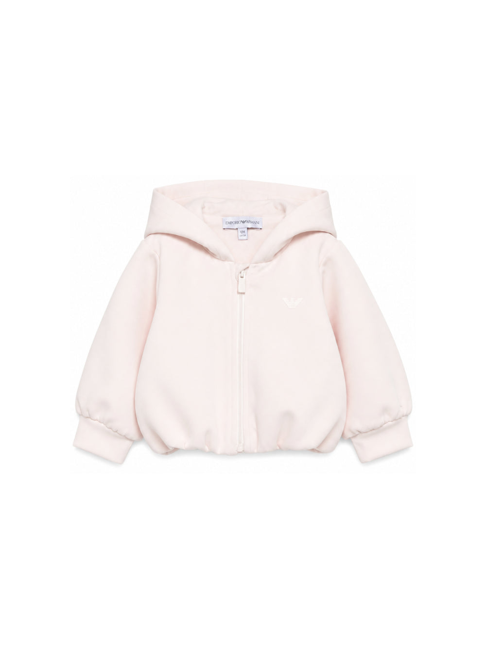 Felpa per neonata Emporio Armani Kids rosa con chiusura con zip EG000909 AF16133 UA205 EMPORIO ARMANI KIDS