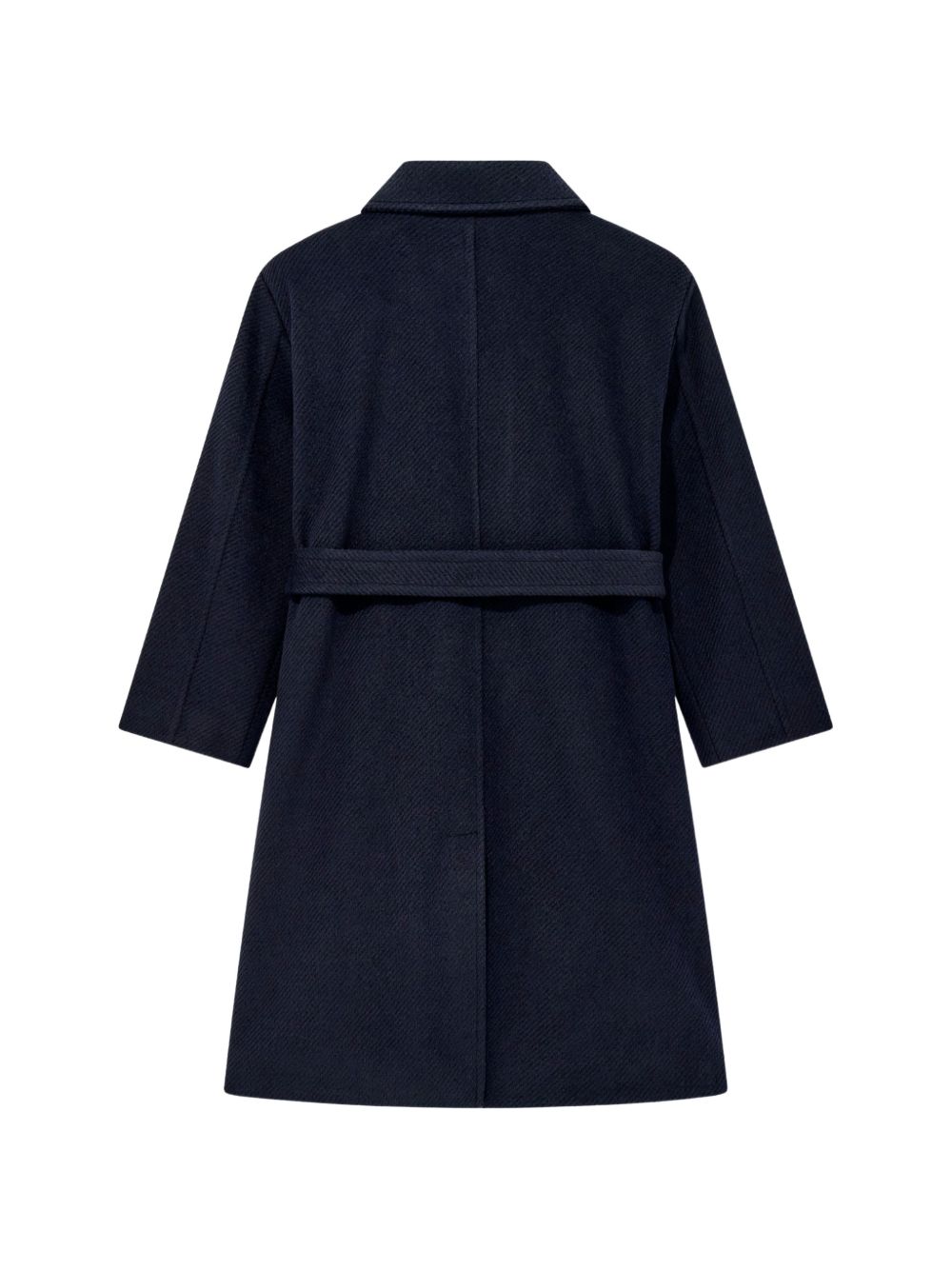 Cappotto per bambina Emporio Armani Kids blu con colletto classico EG000941 AF26322 UB118 EMPORIO ARMANI KIDS
