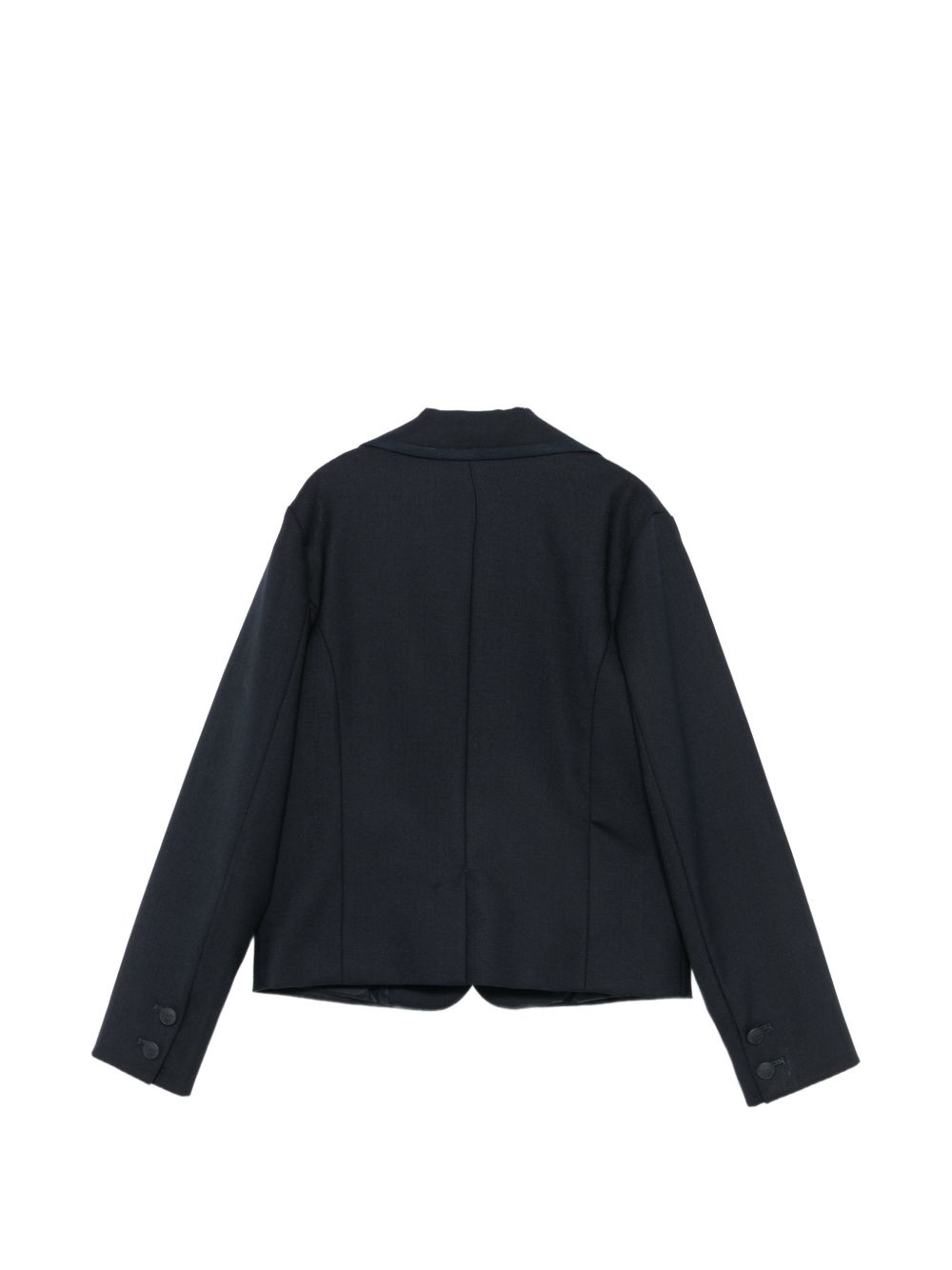 Blazer per bambina Emporio Armani Kids nero con revers a punta EG000948 AF26957 UB100 EMPORIO ARMANI KIDS
