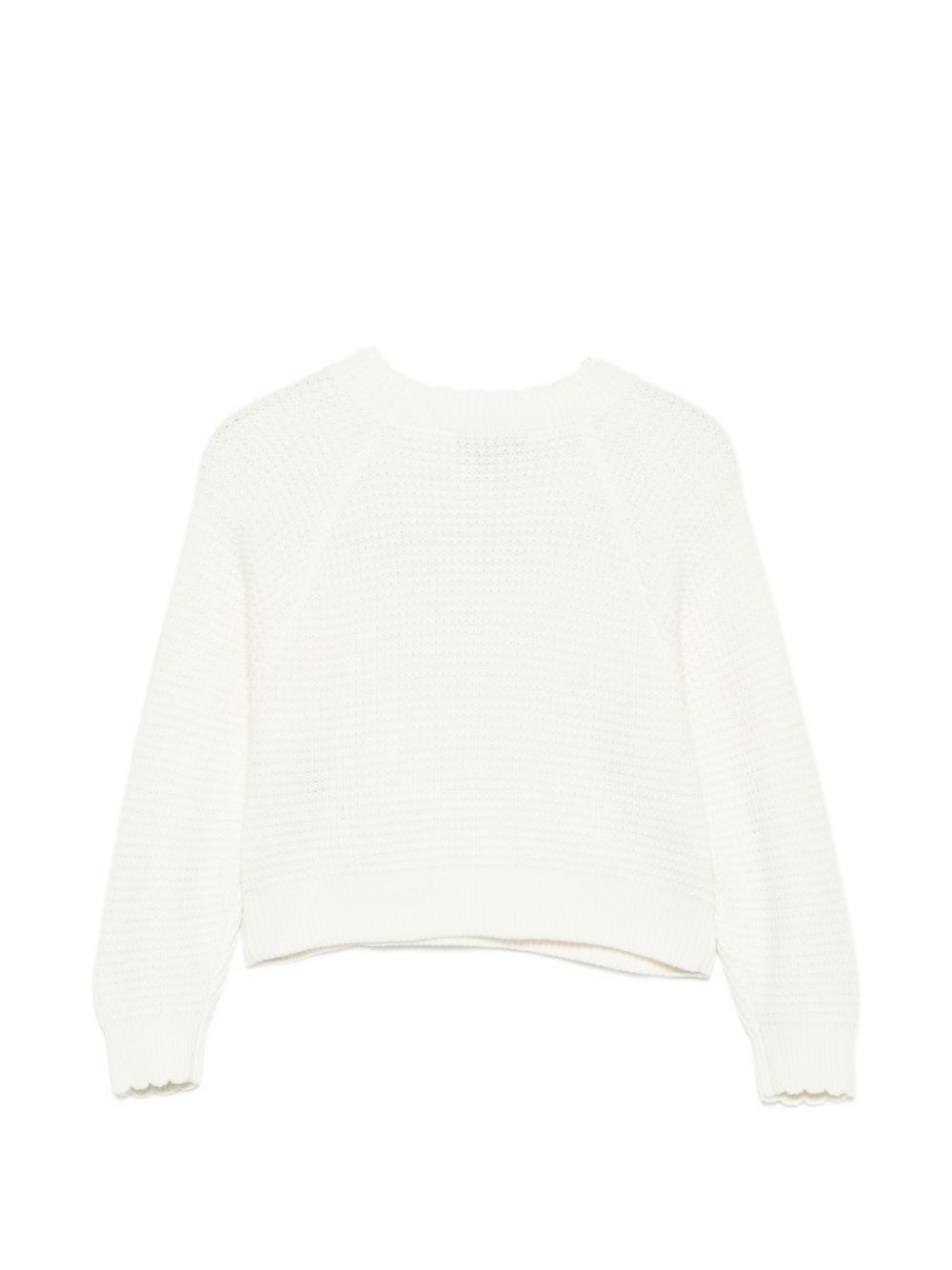 Maglione per bambina Emporio Armani Kids bianco in maglia a trecce EG000994 AF27578 U1009 EMPORIO ARMANI KIDS
