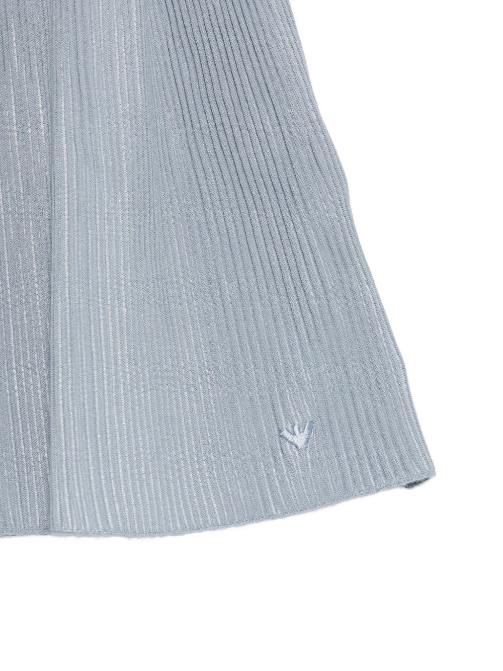 Abito per bambina Emporio Armani Kids azzurro svasato a coste EG000996 AF27580 U8061 EMPORIO ARMANI KIDS