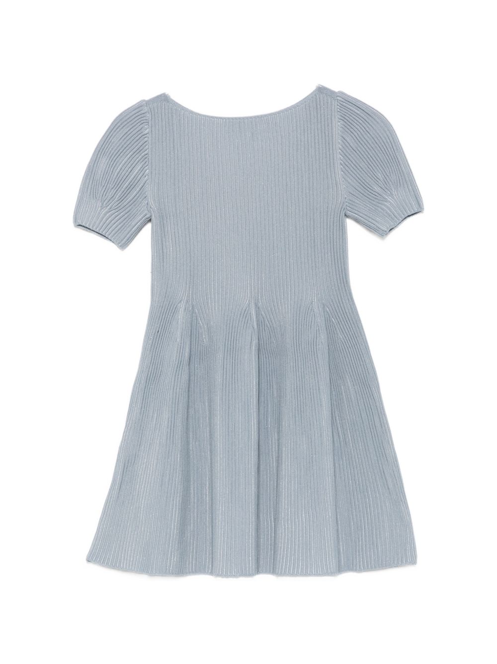 Abito per bambina Emporio Armani Kids azzurro svasato a coste EG000996 AF27580 U8061 EMPORIO ARMANI KIDS