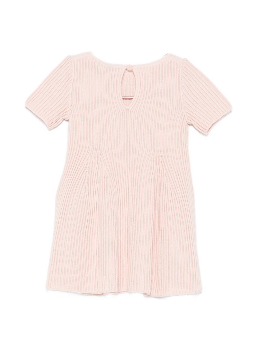 Abito per neonata Emporio Armani rosa con patch logo EG000998 AF27580 U4133 EMPORIO ARMANI KIDS
