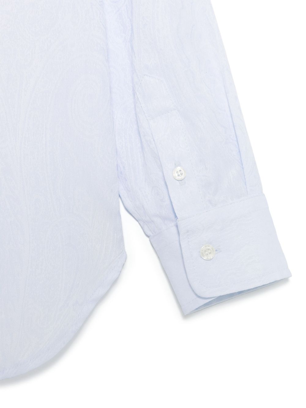 Camicia per bambino Etro Kids azzurra con effetto jacquard GW5P10 P0472 600 ETRO KIDS