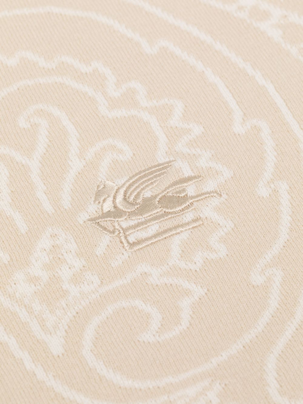 Coperta per neonati Etro Kids beige con motivo paisley GZ0510 Z1376 185 ETRO KIDS
