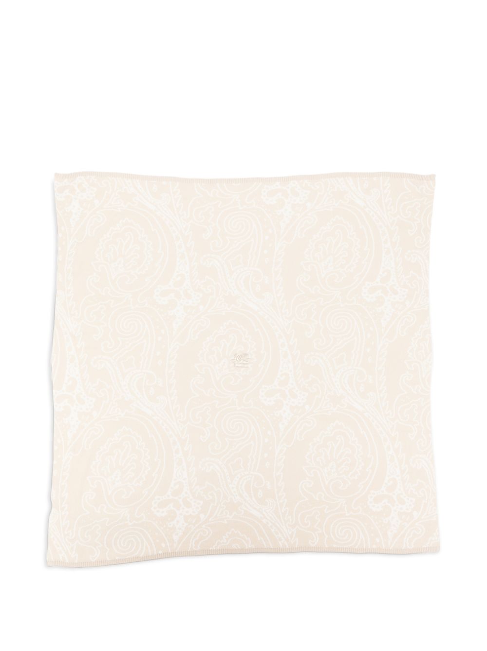 Coperta per neonati Etro Kids beige con motivo paisley GZ0510 Z1376 185 ETRO KIDS