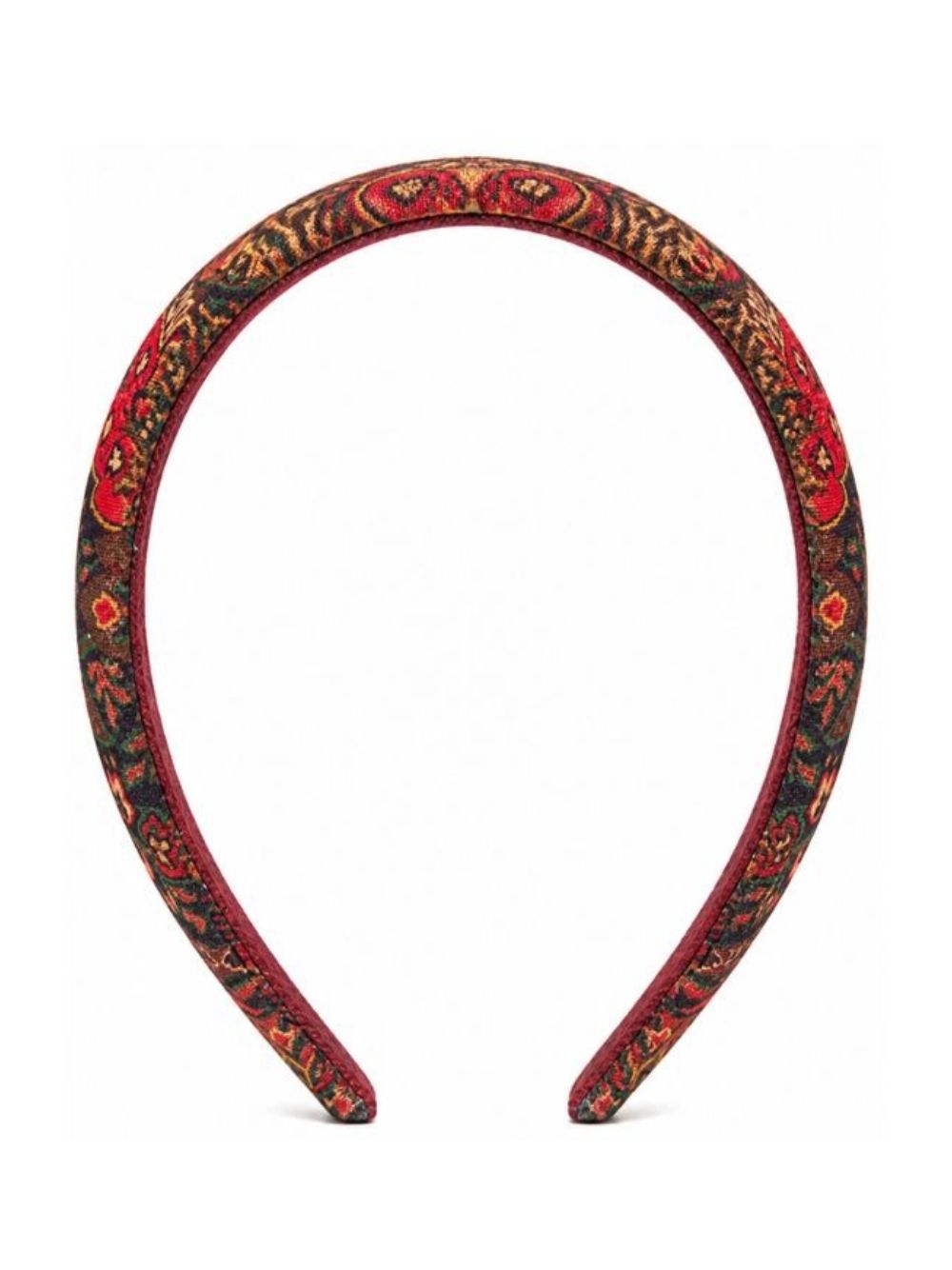 Cerchietto per capelli per bambina Etro Kids rosso con stampa Paisley GZ0A14 P0632 418MC ETRO KIDS