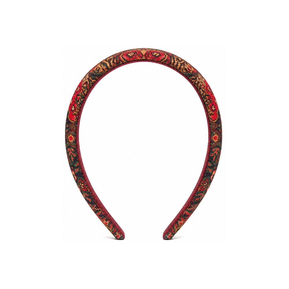 Cerchietto per capelli per bambina Etro Kids rosso con stampa Paisley GZ0A14 P0632 418MC ETRO KIDS