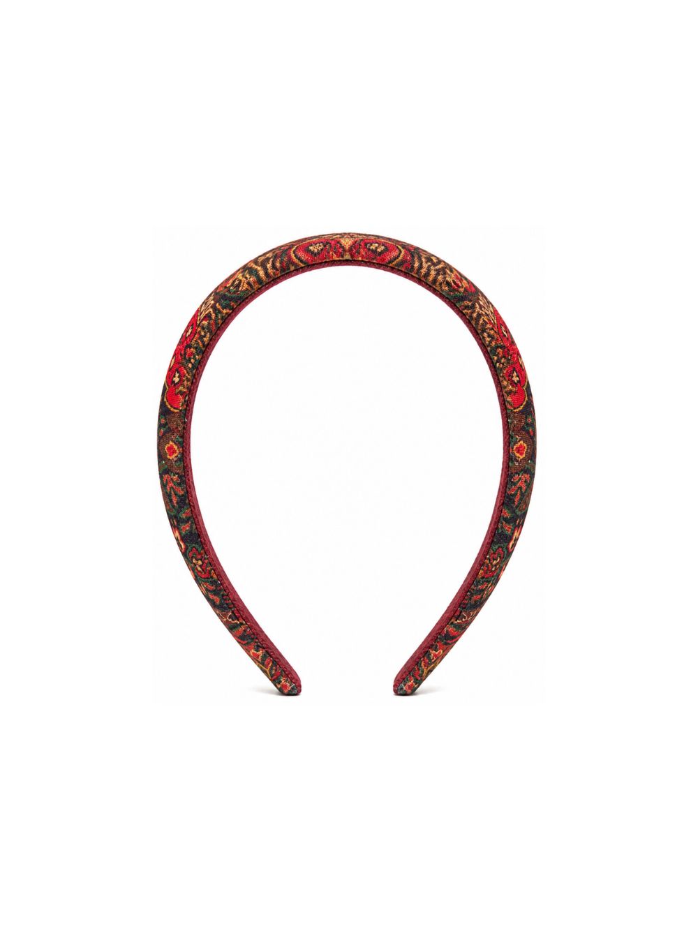 Cerchietto per capelli per bambina Etro Kids rosso con stampa Paisley GZ0A14 P0632 418MC ETRO KIDS