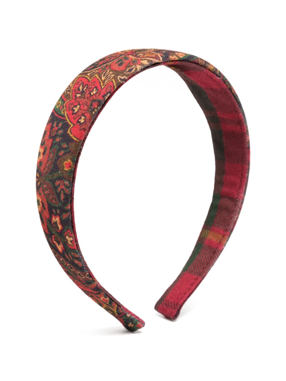 Cerchietto per capelli per bambina Etro Kids rosso con stampa Paisley GZ0A14 P0632 418MC ETRO KIDS
