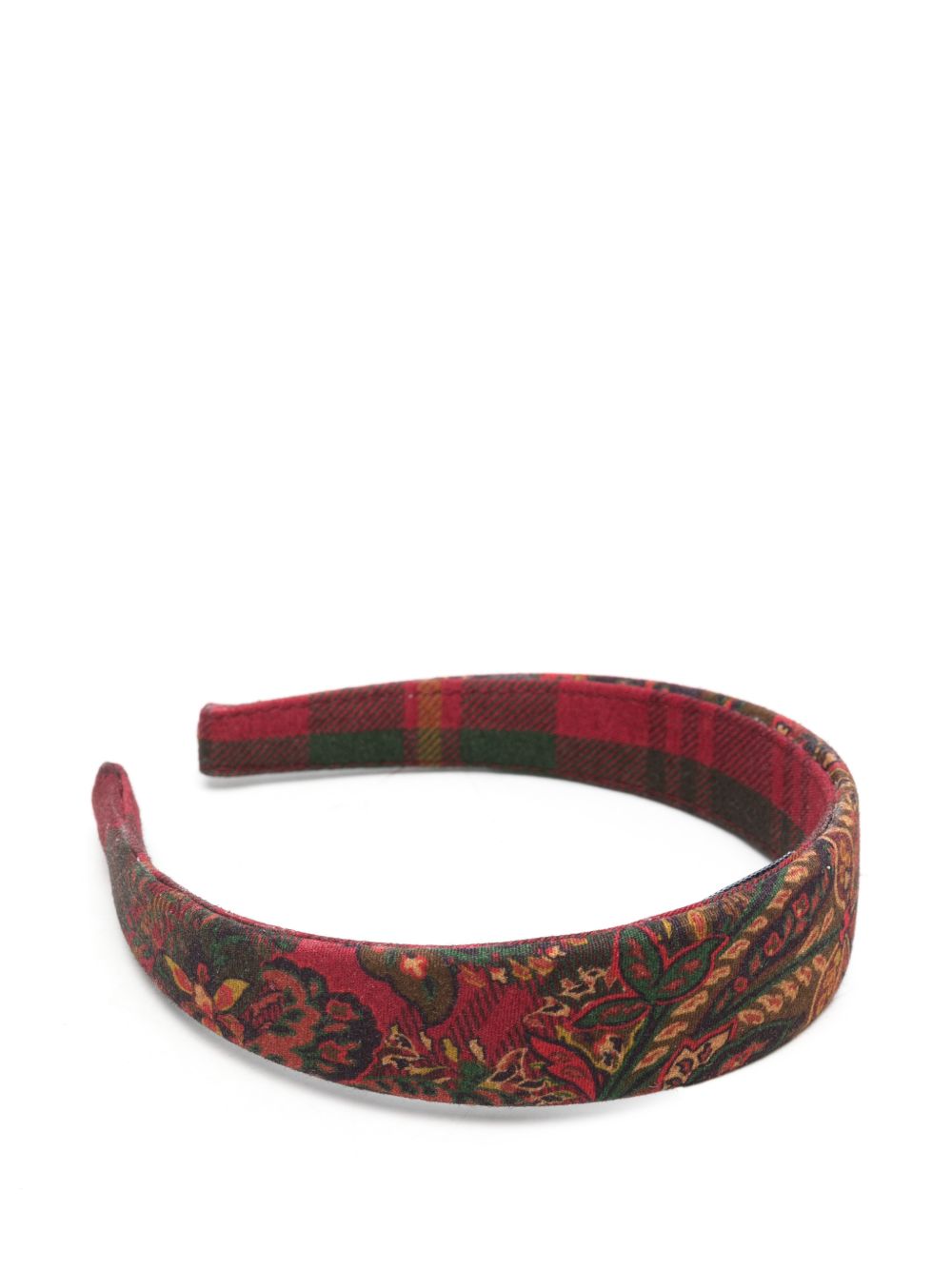 Cerchietto per capelli per bambina Etro Kids rosso con stampa Paisley GZ0A14 P0632 418MC ETRO KIDS