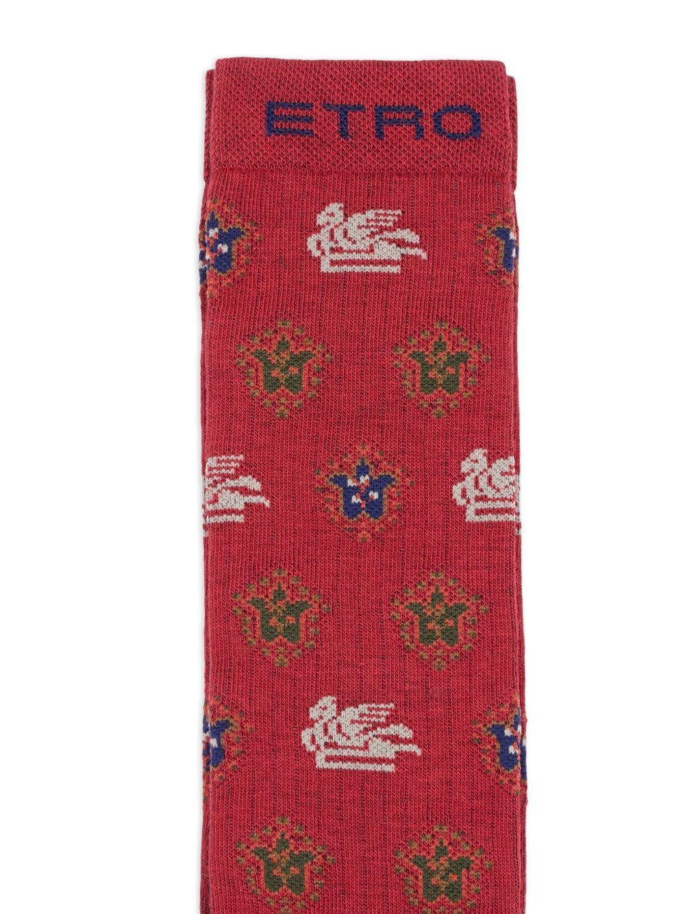 Calzini per bambino Etro Kids rosso con motivo Pegaso GZ0A40 Z0553 303MC ETRO KIDS