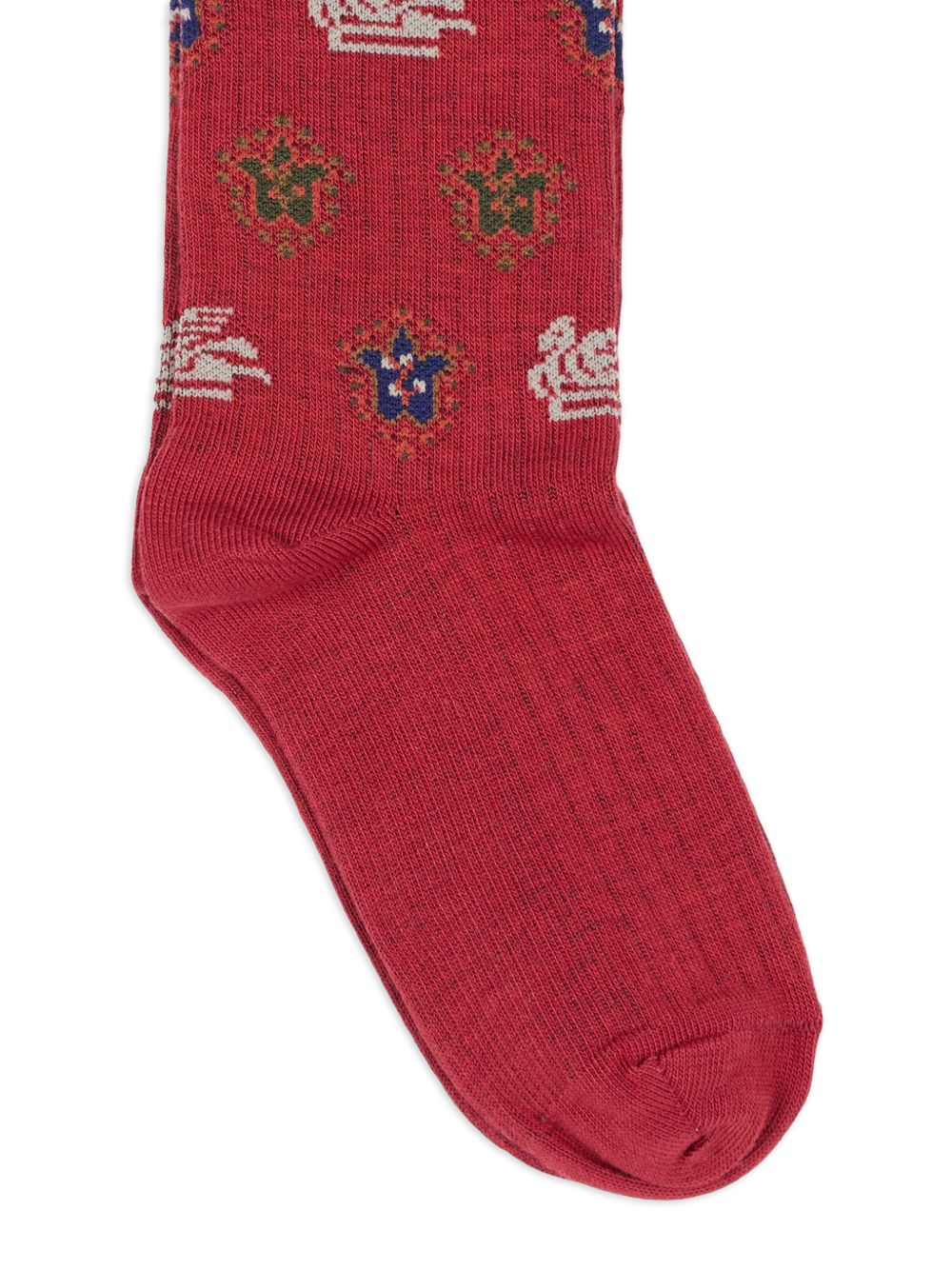 Calzini per bambino Etro Kids rosso con motivo Pegaso GZ0A40 Z0553 303MC ETRO KIDS