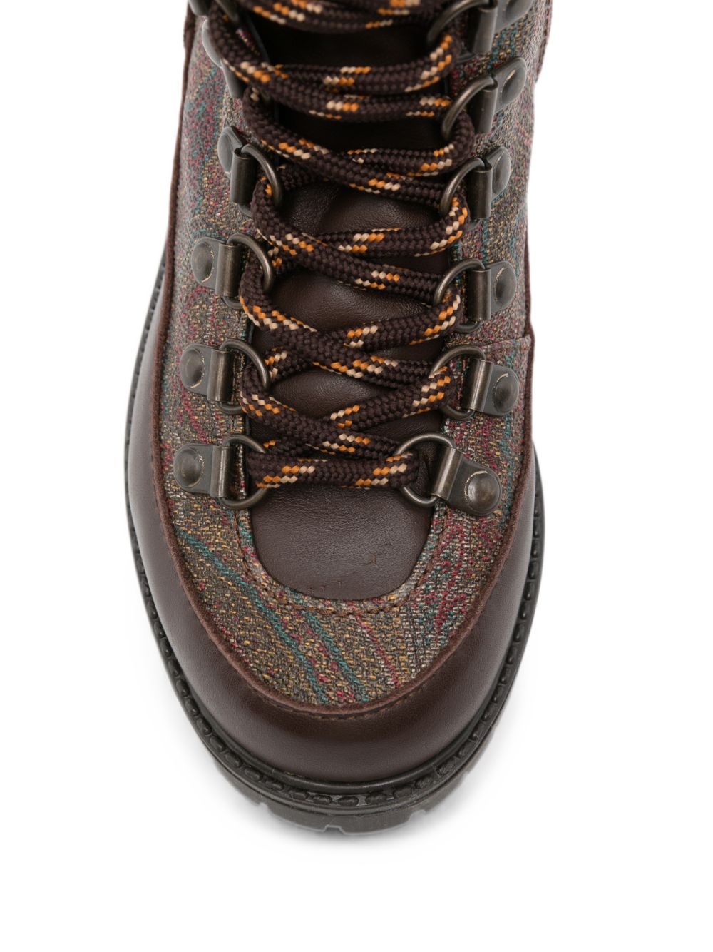 Stivali per bambino Etro Kids marroni con stampa paisley all-over GZ0P86 B0082 999 ETRO KIDS