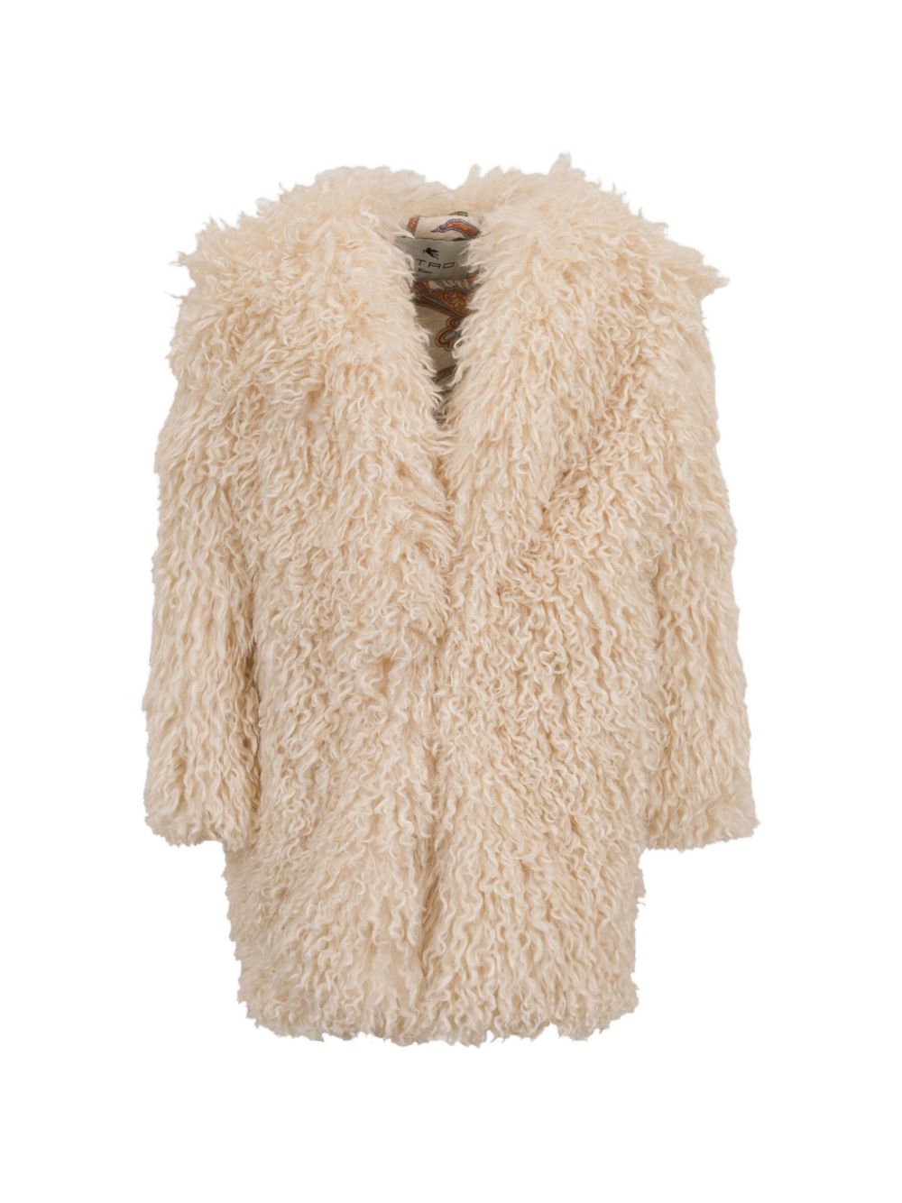 Cappotto per bambina Etro Kids beige con chiusua con gancio e occhiello GZ2A20 H0081 102 ETRO KIDS
