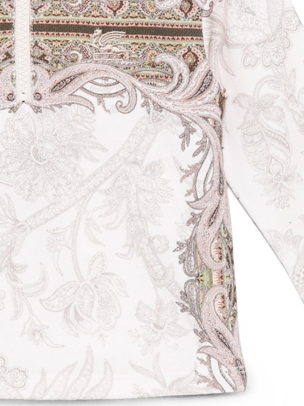Felpa per neonata Etro Kids beige con scollo alto GZ4320 Z3694 115MC ETRO KIDS