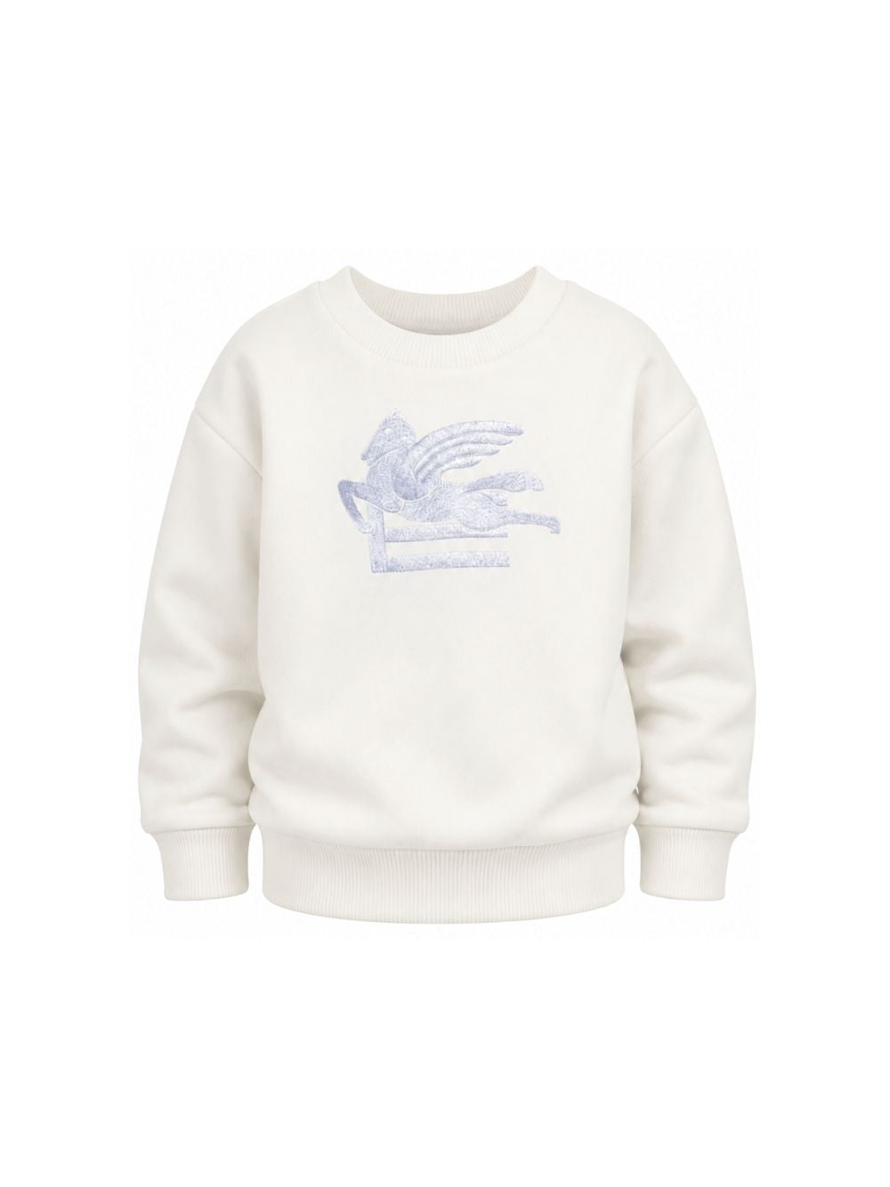 Felpa per bambino Etro Kids bianca con motivo Pegaso GZ4H10 Z3183 102 ETRO KIDS