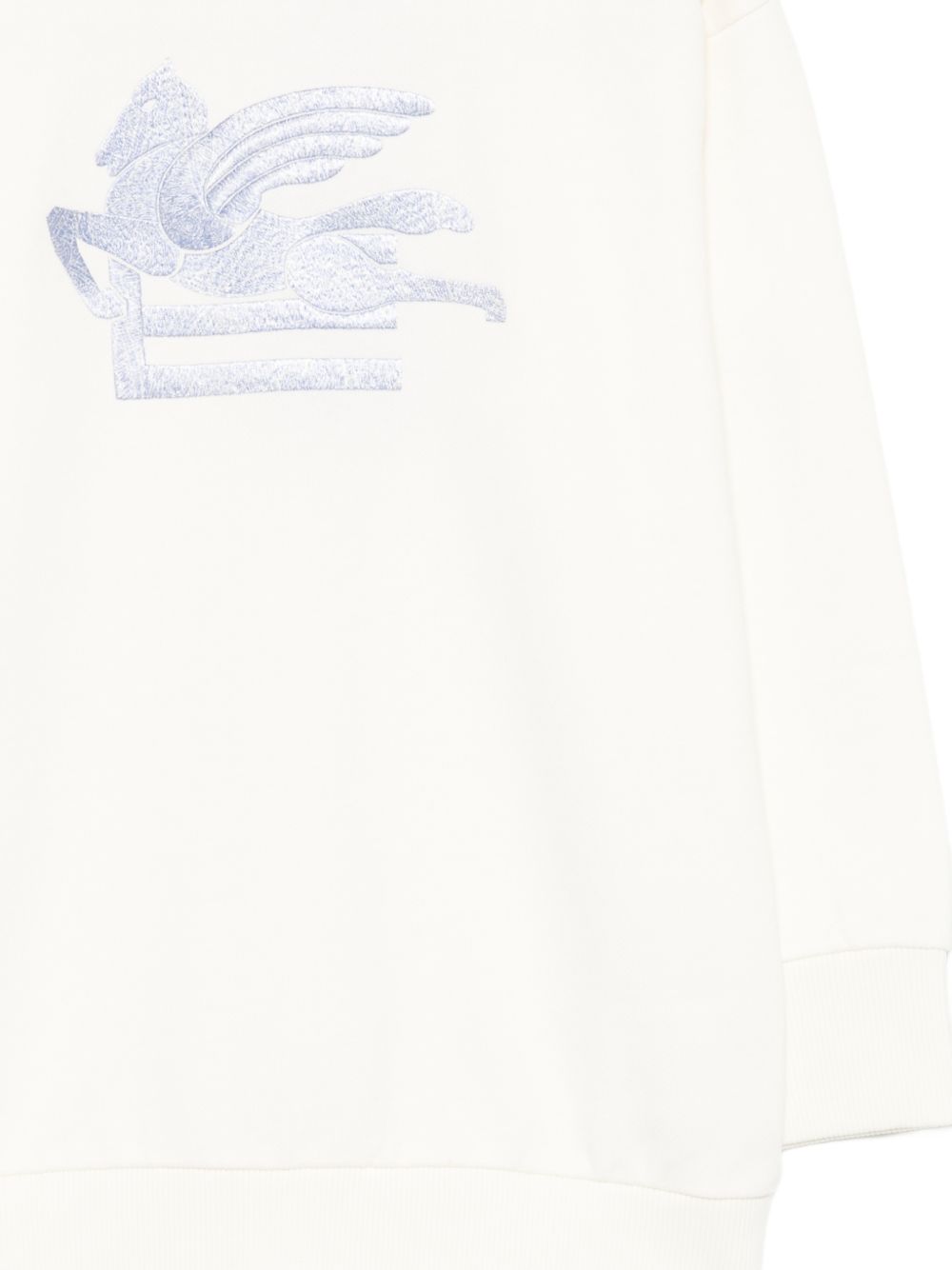 Felpa per bambino Etro Kids bianca con motivo Pegaso GZ4H10 Z3183 102 ETRO KIDS