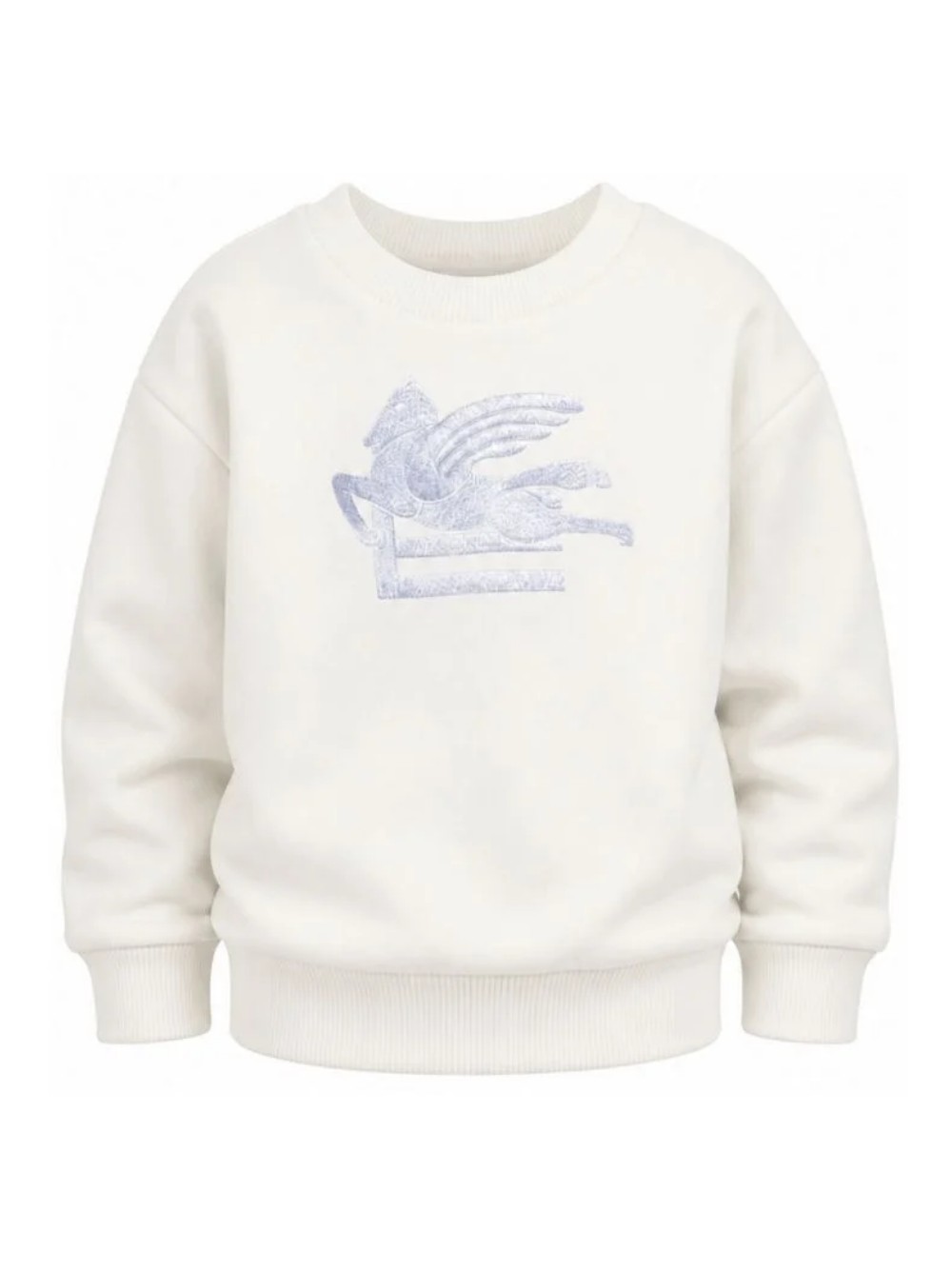 Felpa per bambino Etro Kids bianca con motivo Pegaso GZ4H10 Z3183 102 ETRO KIDS