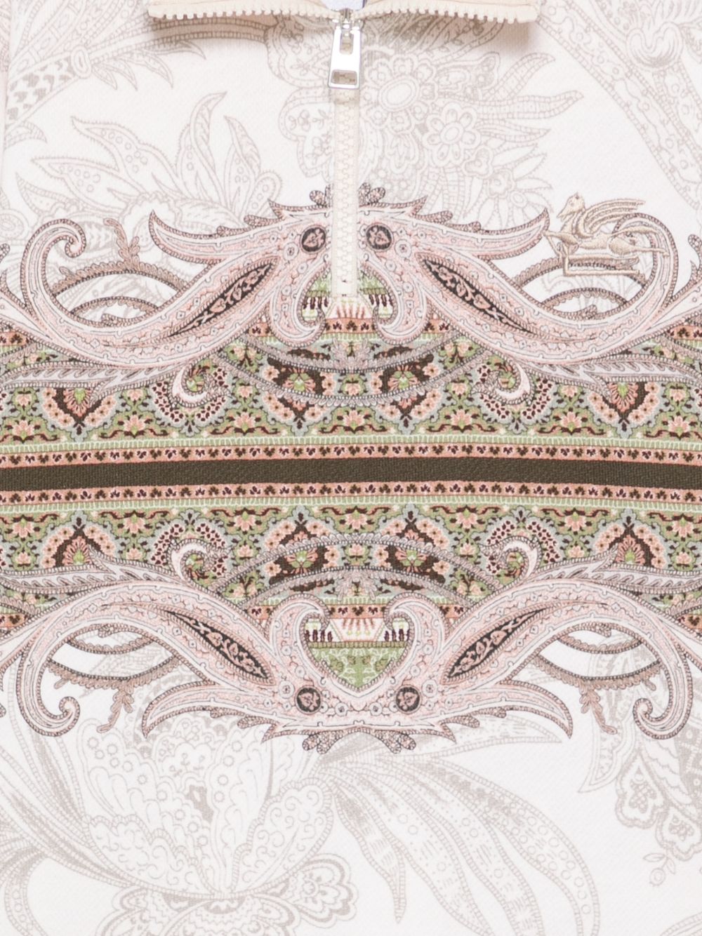 T-shirt per bambino Etro Kids bianca con stampa Paisley all-over GZ4H20 Z3694 115MC ETRO KIDS
