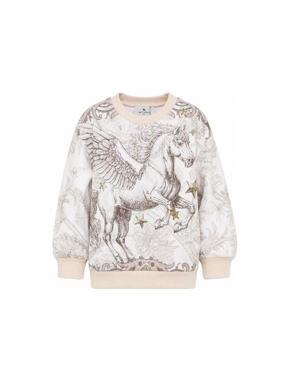 Felpa per bambino Etro Kids bianca con stampa paisley GZ4H40 Z3694 115MC ETRO KIDS