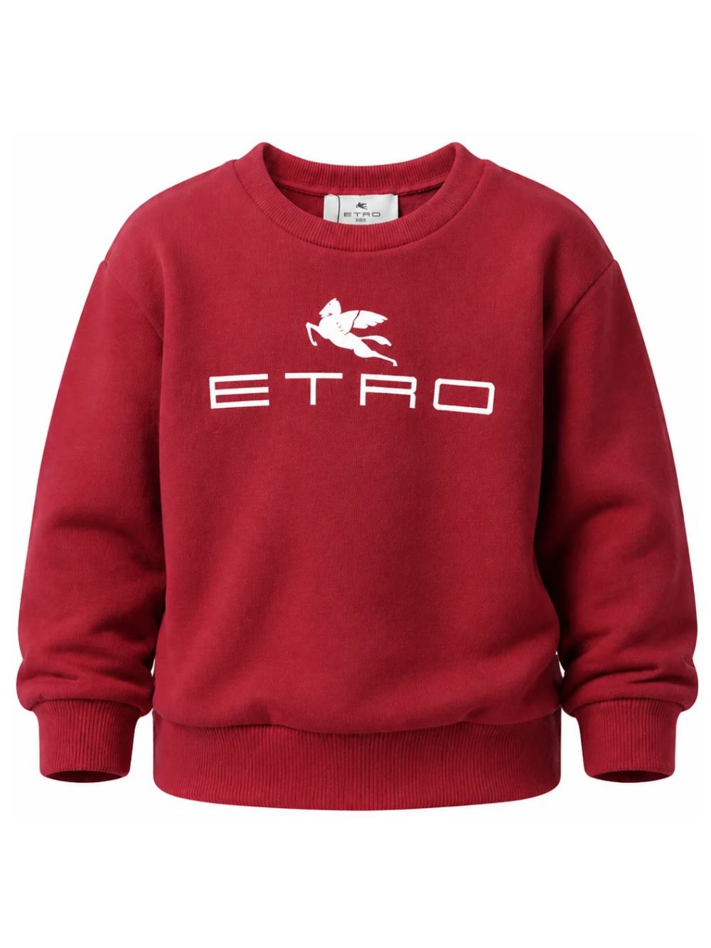 Felpa per bambino Etro Kids rossa con logo stampato sul davanti GZ4P00 Z3183 52C ETRO KIDS
