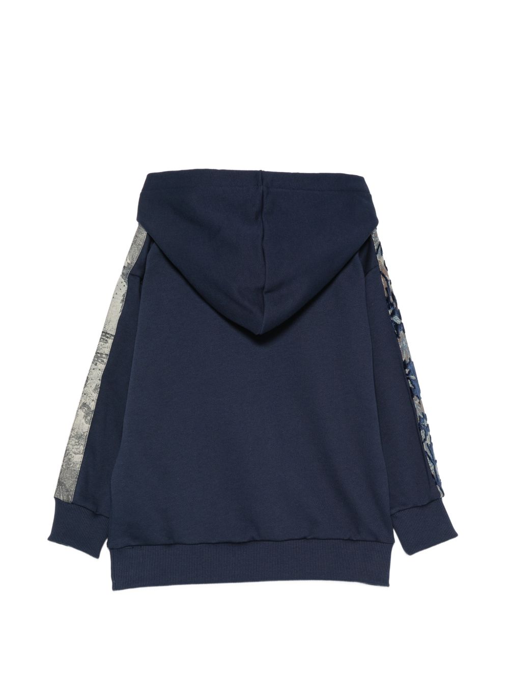 Felpa per bambino Etro Kids blu con toppa con motivo Pegaso GZ4P40 Z3183 617 ETRO KIDS