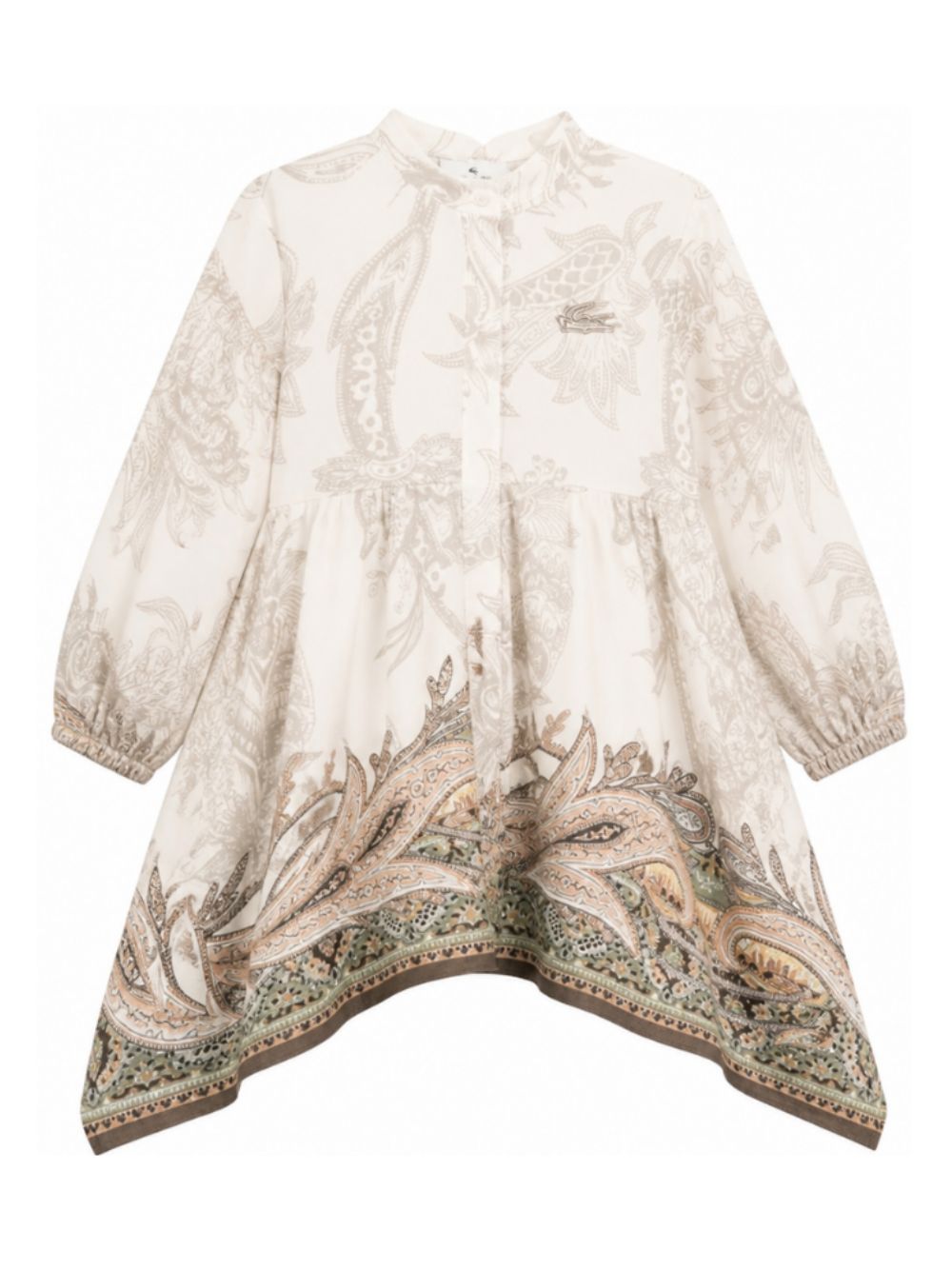 Abito per bambina Etro Kids beige con stampa Paisley all-over GZ5A30 K0323 102BG ETRO KIDS