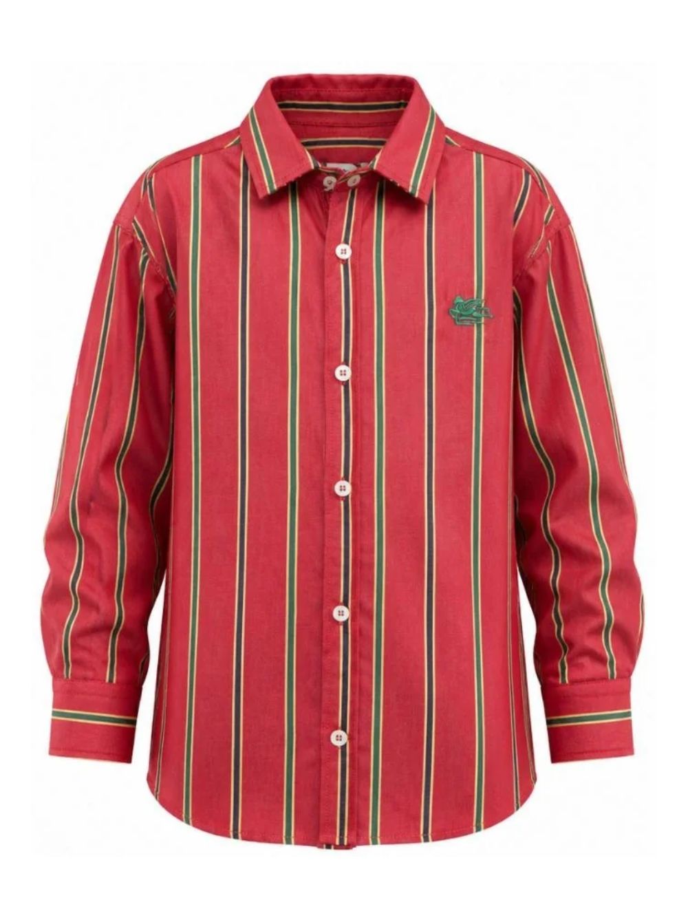 Camicia Pegaso per bambino Etro Kids rosso con motivo a righe GZ5H10 P0622 52CVE ETRO KIDS