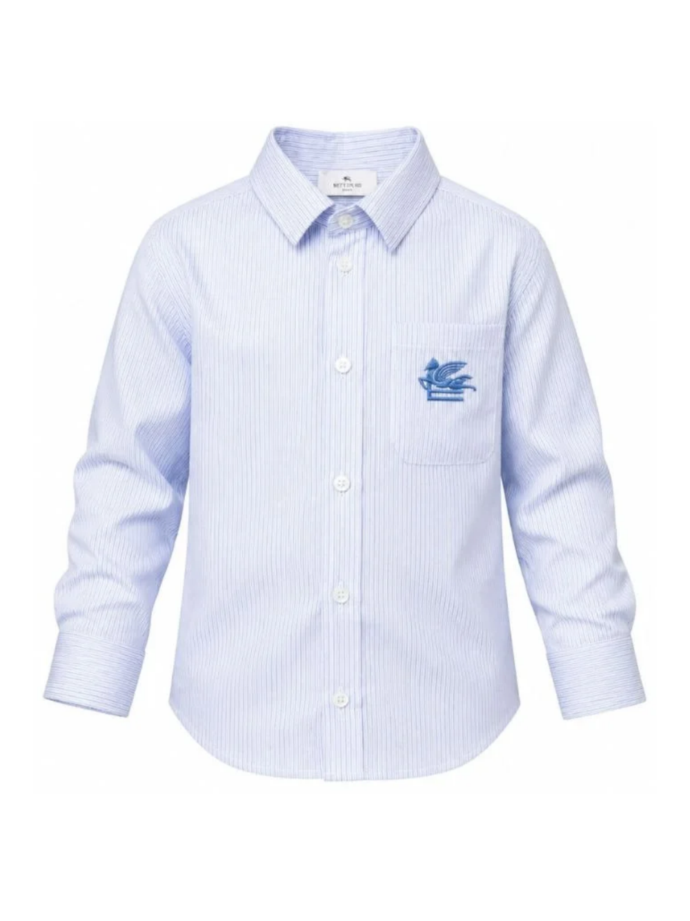 Camicia per bambino Etro Kids azzurra con design a righe GZ5H50 P0639 100BL ETRO KIDS