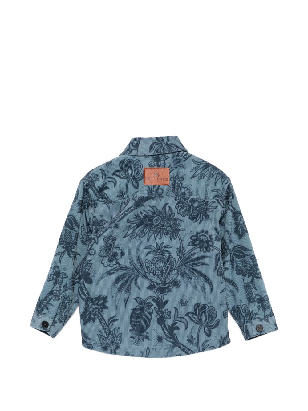 Camicia per bambino Etro Kids blu con stampa Paisley all-over GZ5H60 V0197 623BL ETRO KIDS