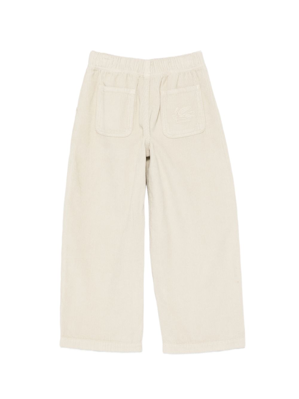 Pantaloni per bambino Etro Kids beige con trama a coste GZ6H40 Z4073 108 ETRO KIDS
