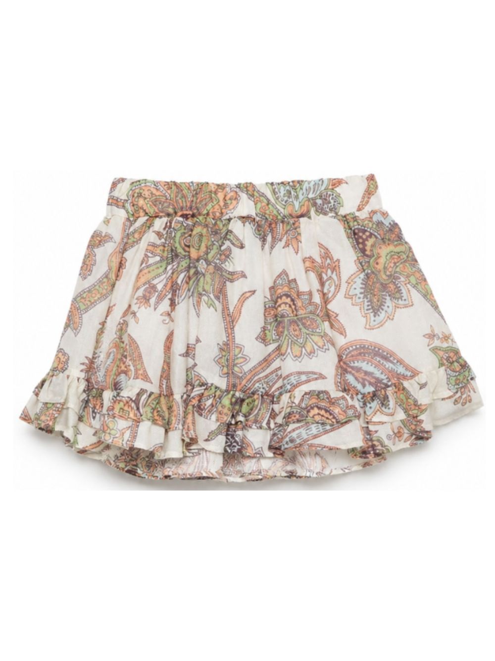Gonna per neonata Etro Kids beige con stampa Paisley all-over GZ7020 K0315 957MC ETRO KIDS