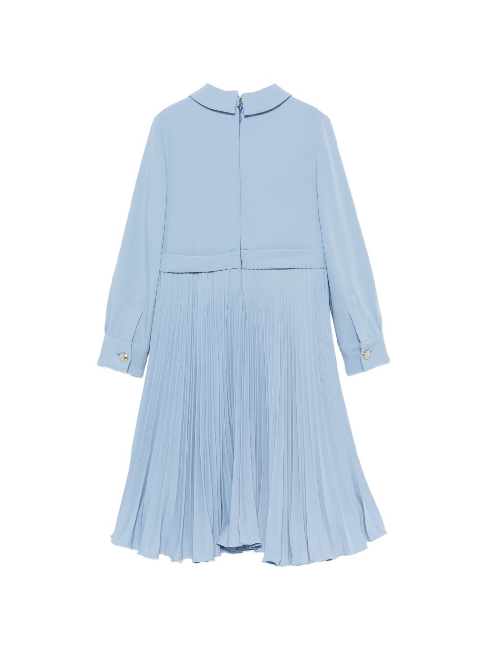 Abito per bambina Elie Saab Kids azzurro con texture plissettata EFAB141LUTS1036 LTB ElIE SAAB KIDS