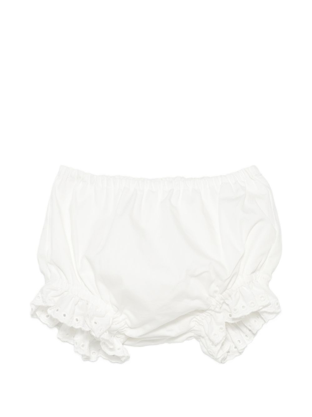 Abito per neonata Elie Saab Kids crema con strato in pizzo EGAB045TS1162 CRM ElIE SAAB KIDS
