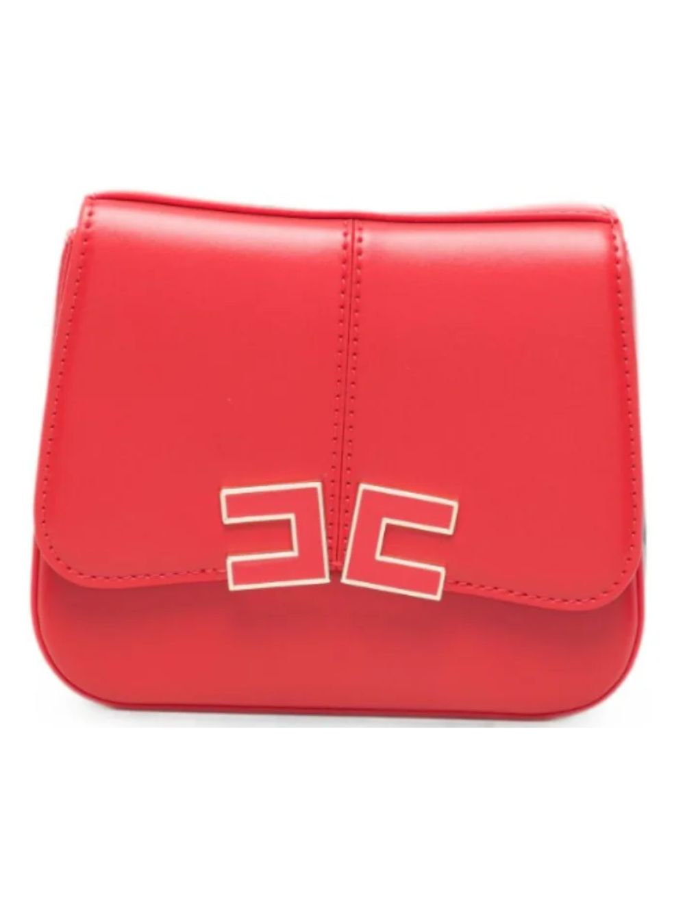 Borsa per bambina Elisabetta Franchi La Mia Bambina rossa con placca logo sul davanti EFBO118CTV025 3028 ElISABETTA FRANCHI KIDS