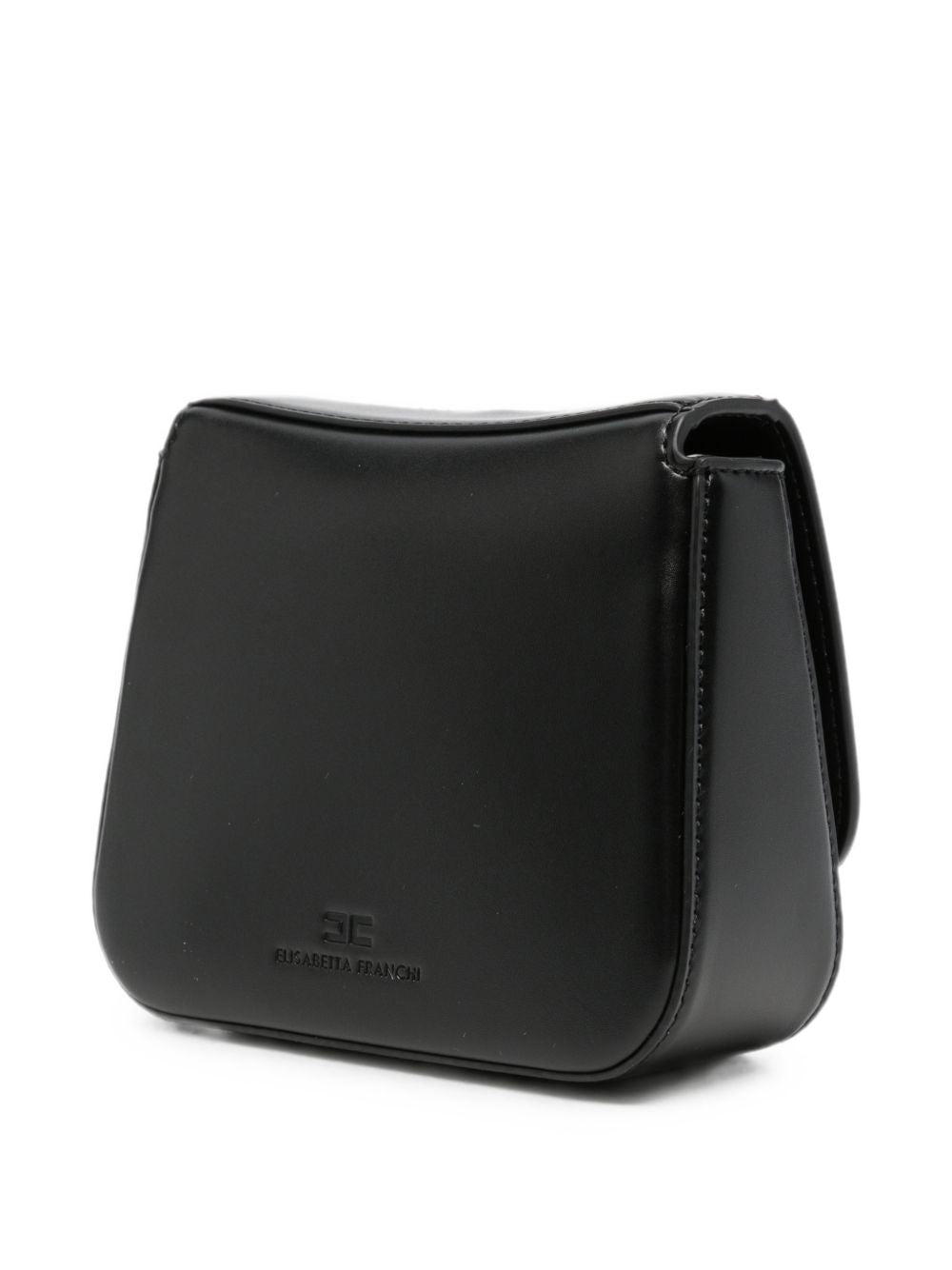Borsa per bambina Elisabetta Franchi La Mia Bambina nera con placca logo sul davanti EFBO118CTV025 N000 ElISABETTA FRANCHI KIDS