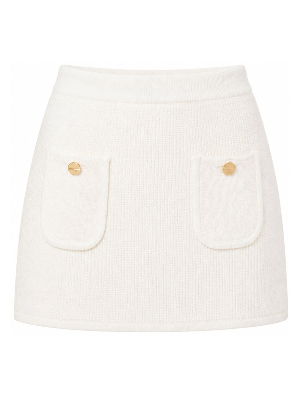 Gonna per bambina Elisabetta Franchi La Mia Bambina bianca lavorata a maglia EFGO222CFL159 0077 ElISABETTA FRANCHI KIDS