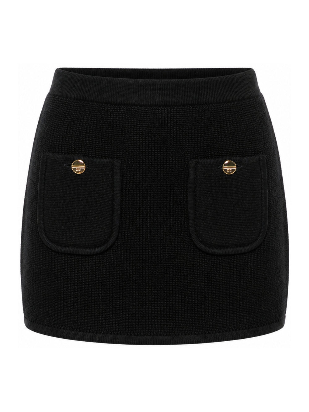 Gonna per bambina Elisebetta Franchi La Mia Bambina nera con design plissettato EFGO222CFL159 N101 ElISABETTA FRANCHI KIDS