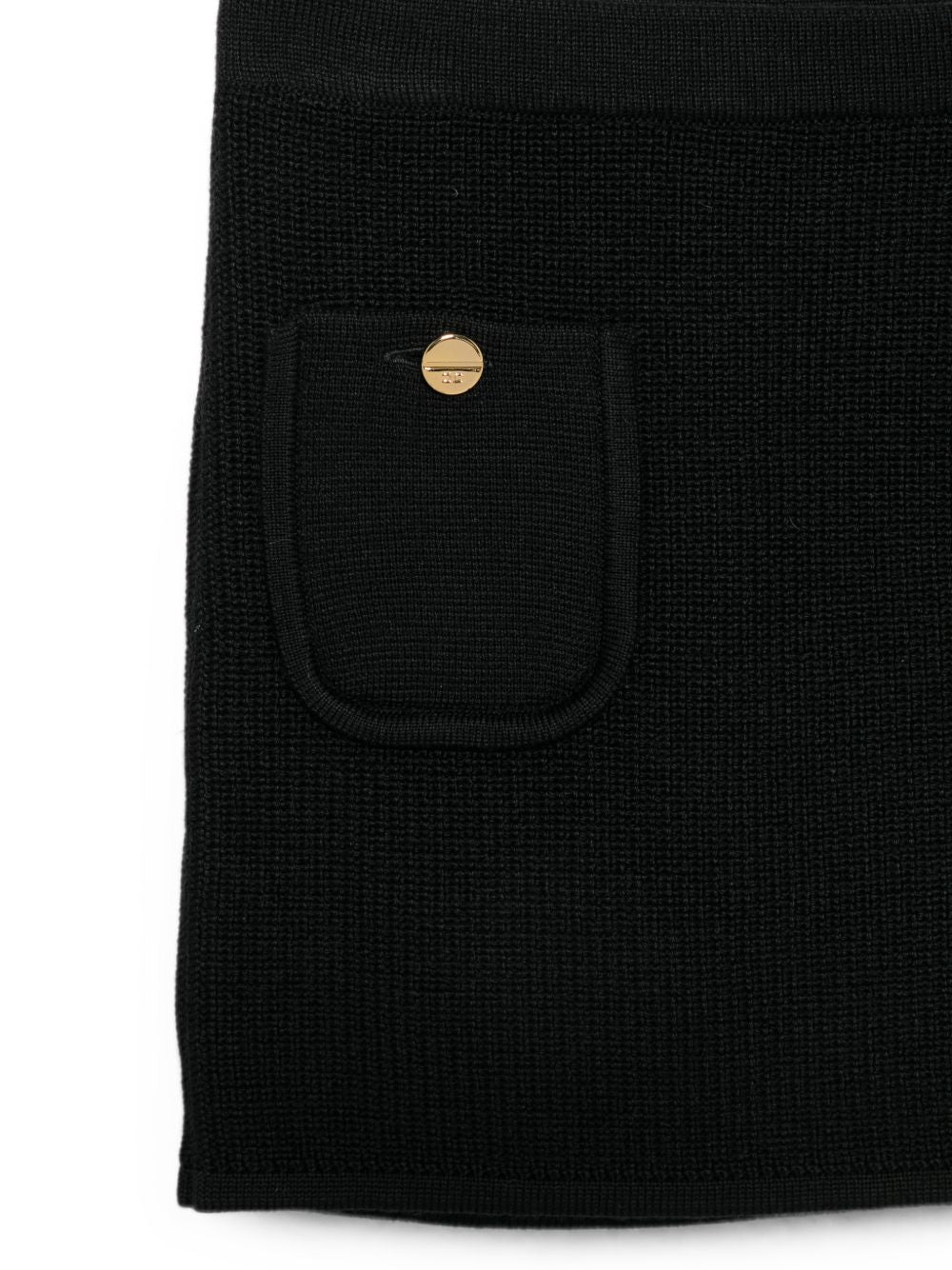 Gonna per bambina Elisebetta Franchi La Mia Bambina nera con design plissettato EFGO222CFL159 N101 ElISABETTA FRANCHI KIDS