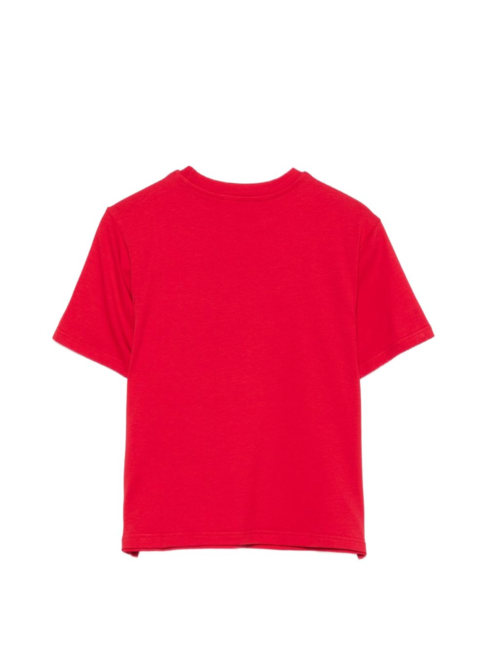 T-shirt per bambina Elisabetta Franchi La Mia Bambina rossa con logo sul davanti EFTS266CJE018 3028 ElISABETTA FRANCHI KIDS