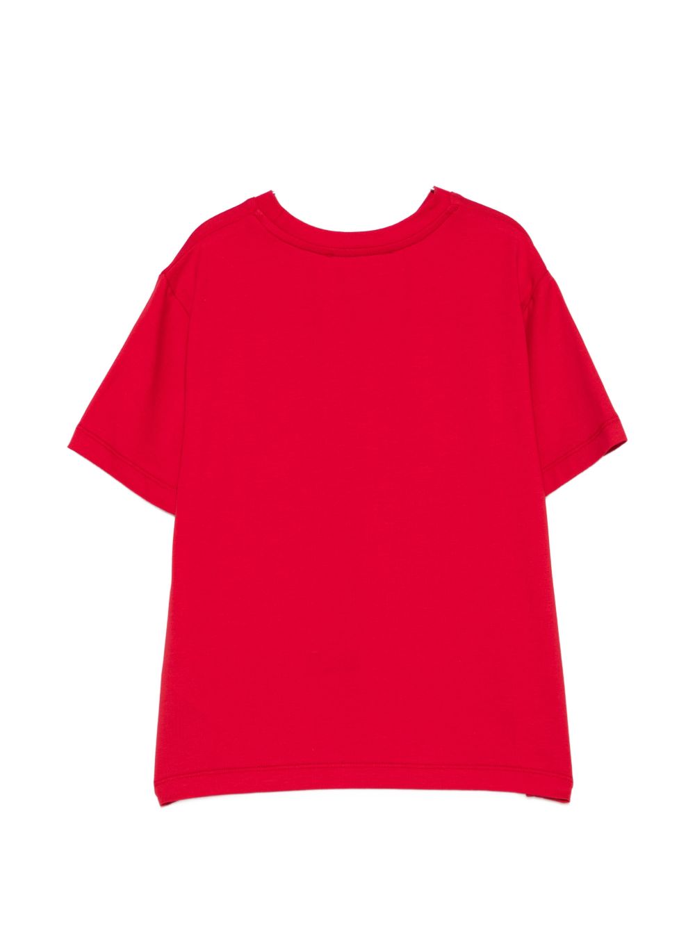 T-shirt per bambina Elisabetta Franchi La Mia Bambina rossa con logo sul davanti EFTS267CJE018 3328 ElISABETTA FRANCHI KIDS
